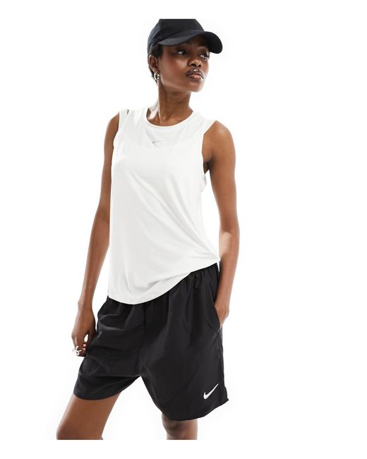 Nike White – one training dri-fit – klassisches tanktop
