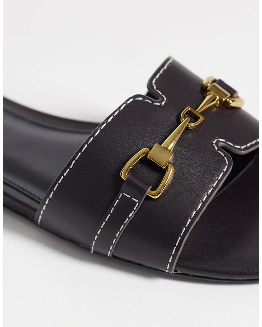 Mango Black – slider aus kunstleder