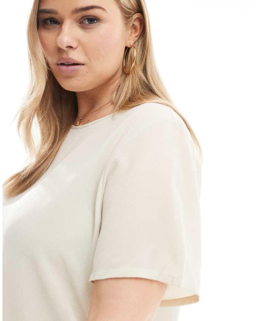 ONLY White Short Sleeve Top