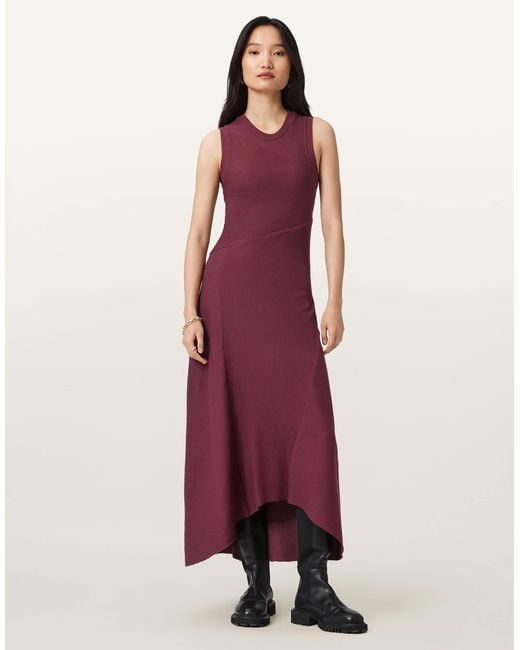 AllSaints Red – gia – maxikleid