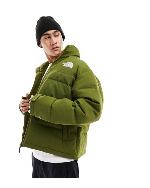 The North Face Green 92 Ripstop Nuptse Puffer Jacket for men