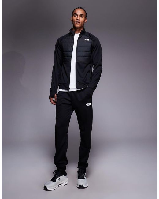 The North Face Blue Reaxion 2.0 Full Zip Hybrid Fleece Jacket for men