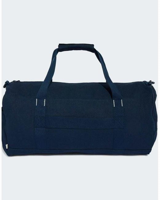 Adidas Originals Blue Canvas Duffel Bag