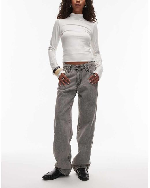 Vaqueros Holgados Con Lavado A La Piedra '94 De -Neutro Levi's de color Gray