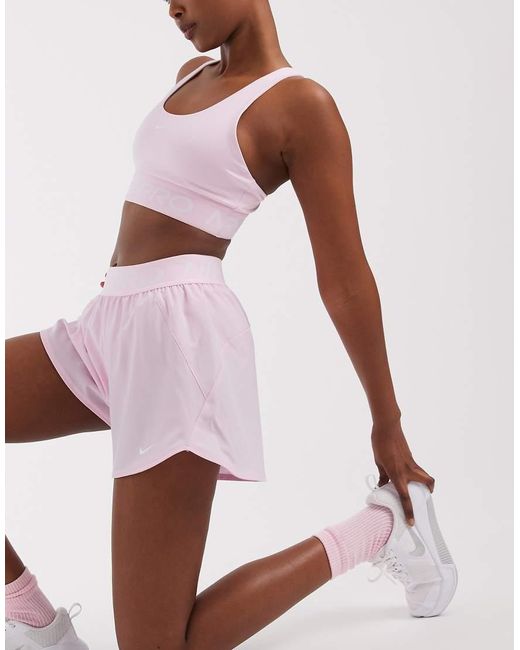 Nike Pink Pro Dri-fit 365 3 Inch Shorts