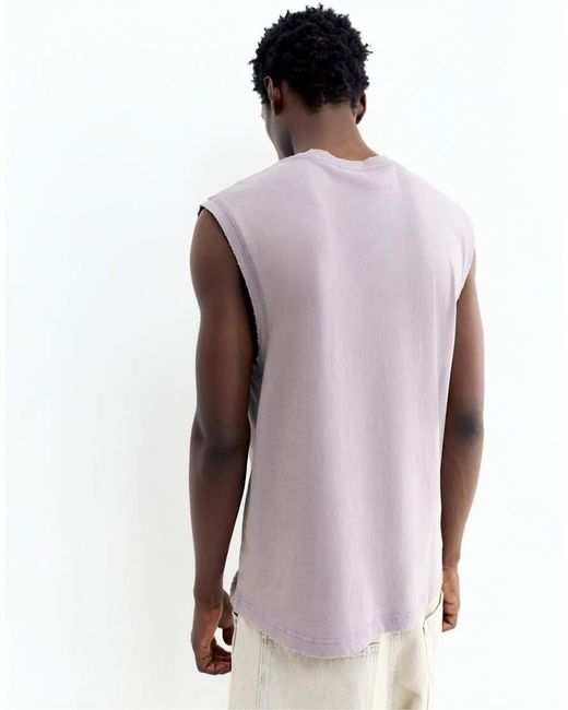 Canotta Lilla di Pull&Bear in Purple da Uomo