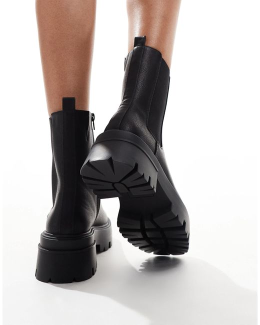 Schuh Black Addilyn Chunky Ankle Boots