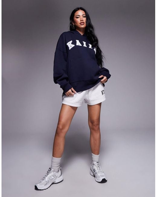 Kaiia Blue – oversize-kapuzenpullover