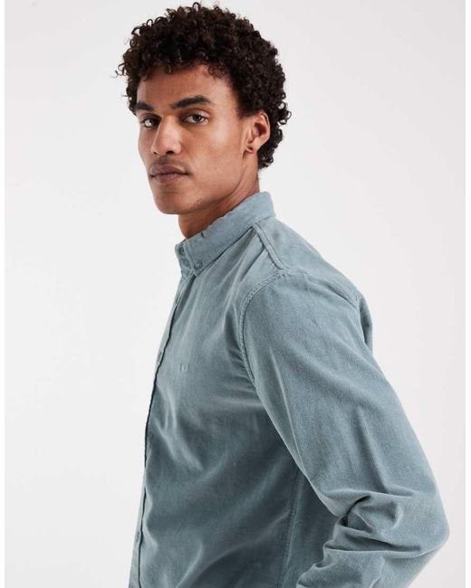 Levi's Blue Authentic Button Down Shirt for men