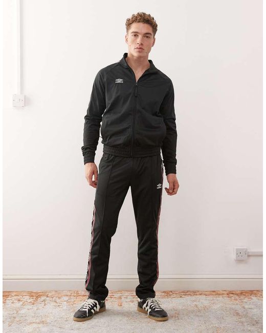 Umbro Black Taped Track Top for men
