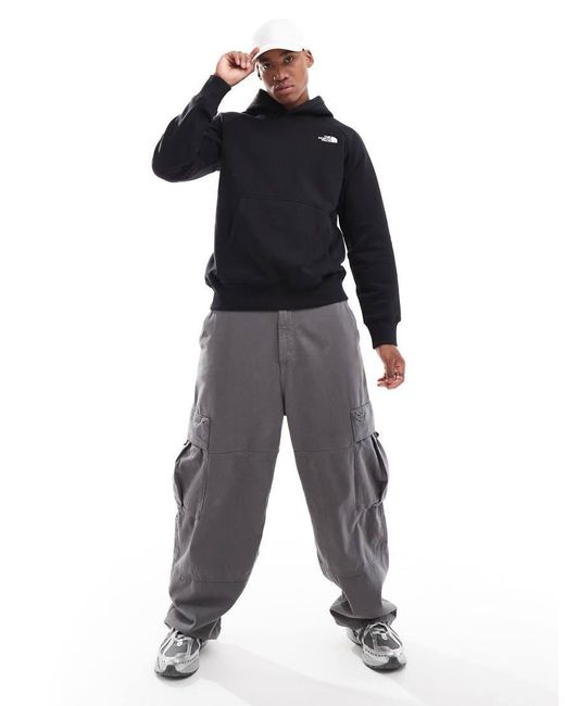 Sudadera Negra Con Capucha, Manga Raglán Y Recuadrado Del Logo De -Negro The North Face de hombre de color Blue