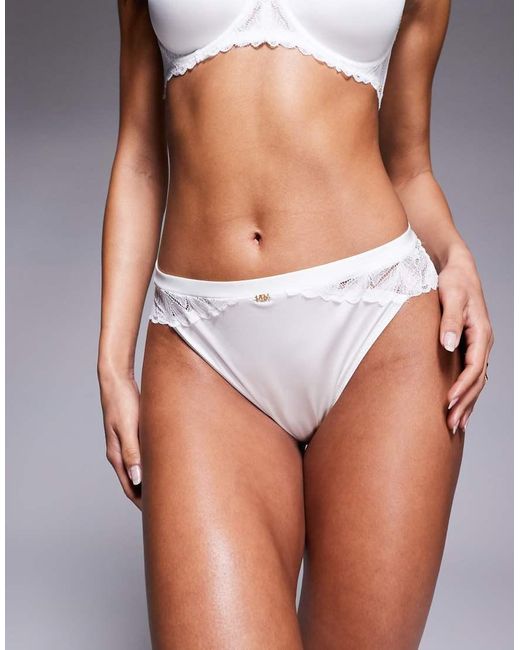 KBX Gray Harper High Waist Brazilian Brief