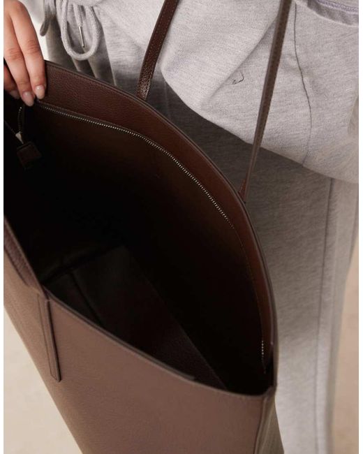 Borsa Shopping di Mango in Brown