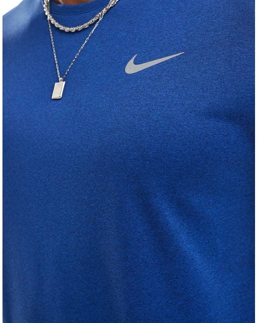 Nike Blue Dri-fit Miller T-shirt for men