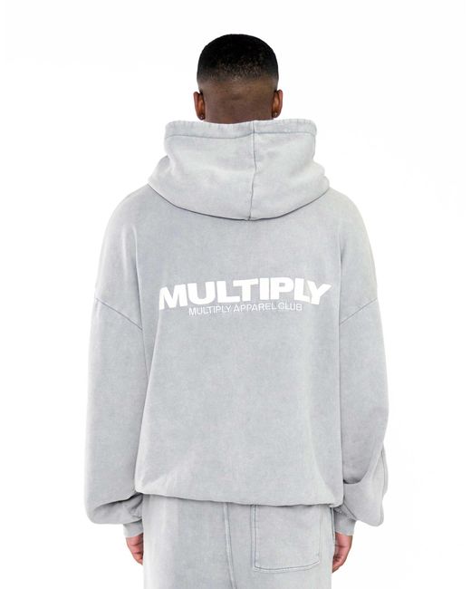 Multiply - sweat à capuche oversize - délavé Multiply Apparel en coloris Gray