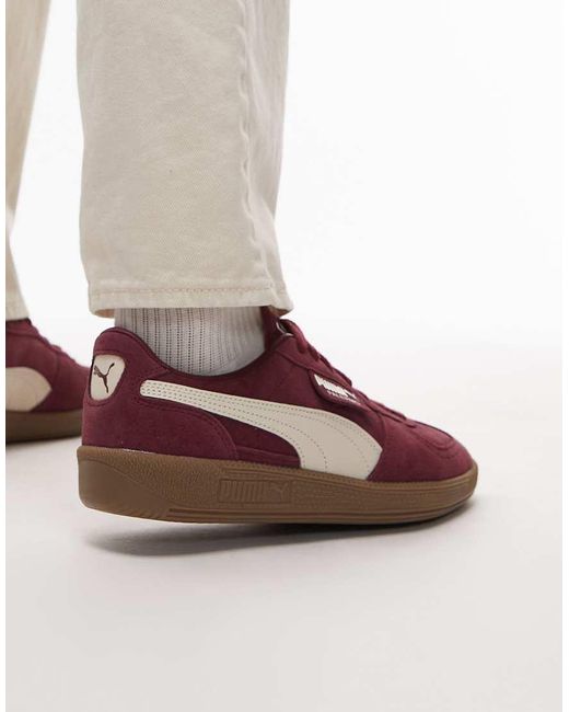 PUMA Red Palermo Trainers