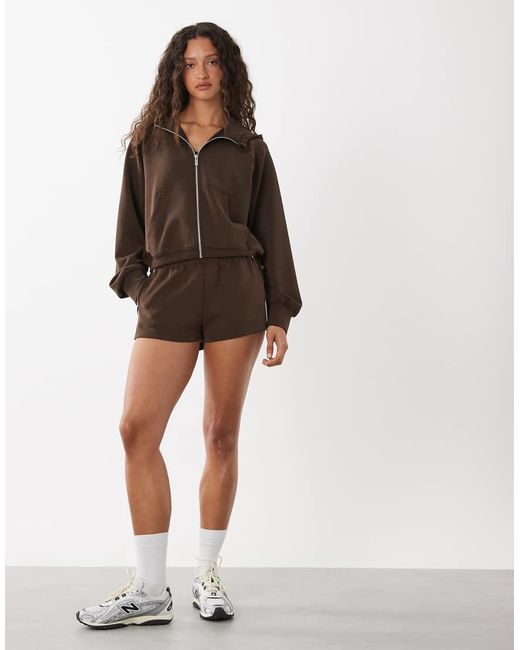 Cotton On Brown Active Ultimate Track Jacket