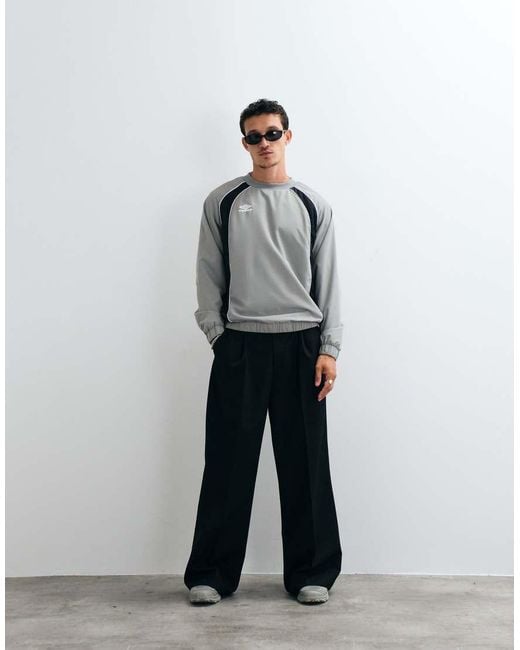 Sudadera Con Paneles Umbro de hombre de color Gray