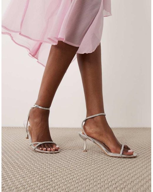 SIMMI Brown Simmi London Yasmin Embellished Heeled Sandals