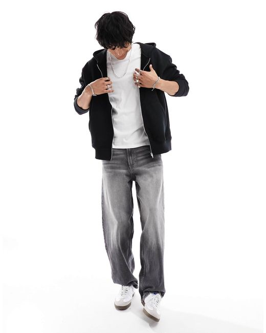 Bershka White Basic T-shirt for men