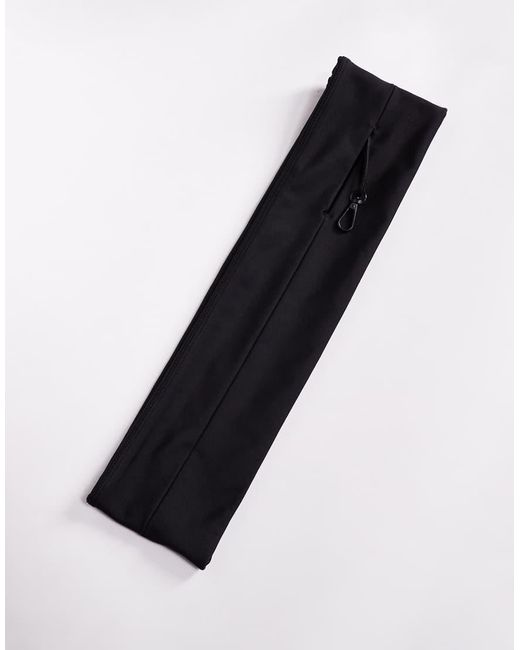 4505 Black Running Waist Belt With Concealed Pocket for men