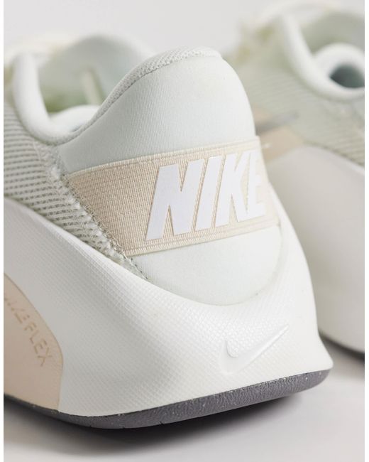 Nike White Nike Flex Training Sneaker