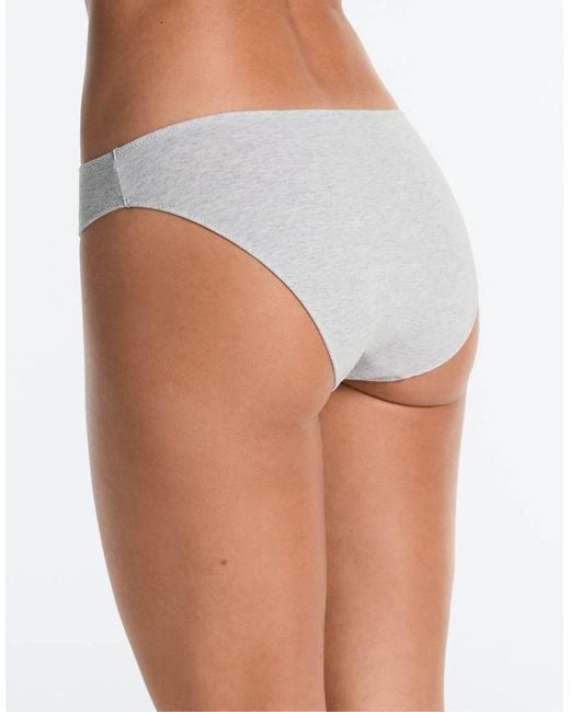 Oysho White 5 Cotton Rib Classic Briefs