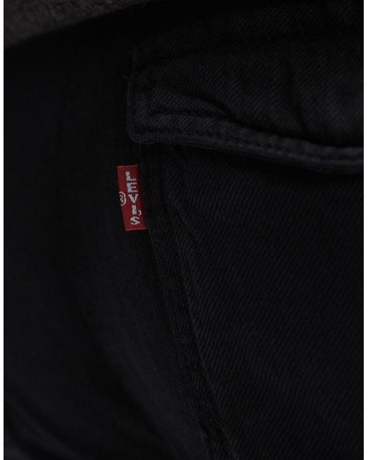 Pantaloni Cargo Dad Fit Larghi Neri di Levi's in Black