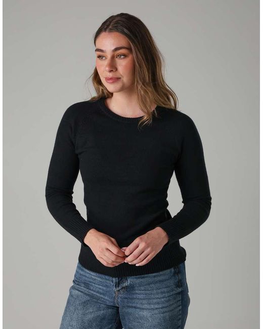 French Connection Black 2 Pack Cosy Soft Touch Crew Neck Raglan Jumper