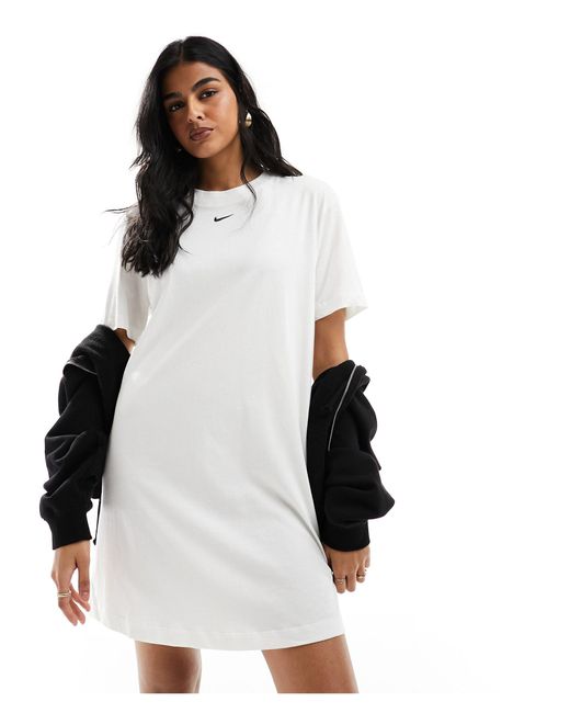 Nike White Essential Midi Dress