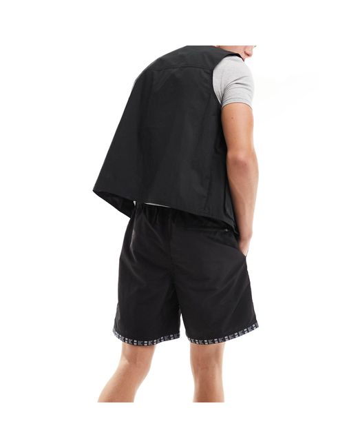Huf Black Peak Tech Shorts for men