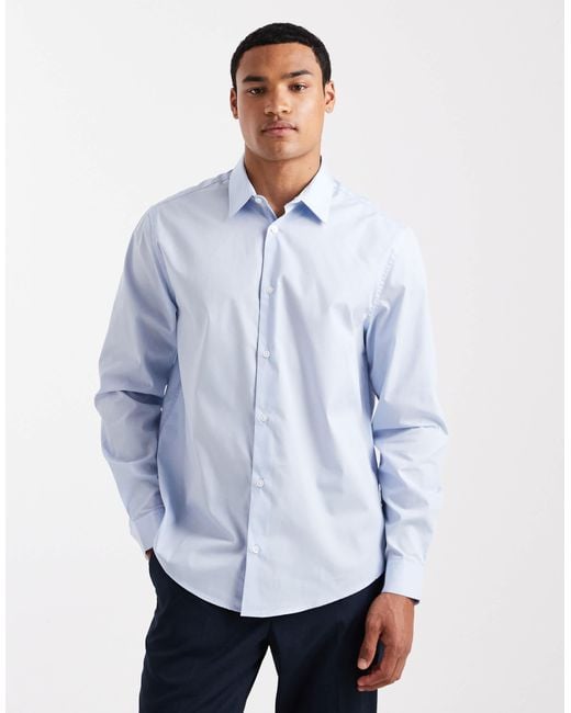 ASOS Blue Regular Shirt for men