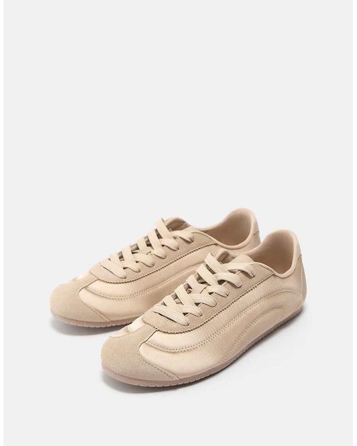 Pull&Bear Natural Fabric Trainers