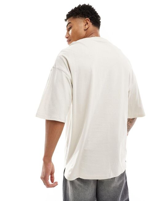 Jack & Jones White Super Oversized T-shirt for men
