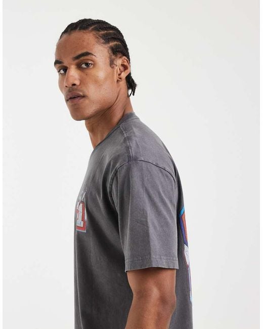 Hollister Gray 21 Savage Boxy Oversized T-shirt for men