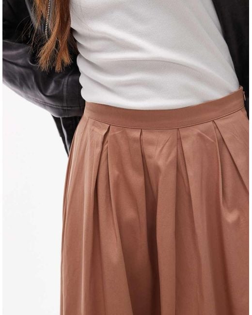 Gonna A Ruota Ampia di TOPSHOP in Multicolor