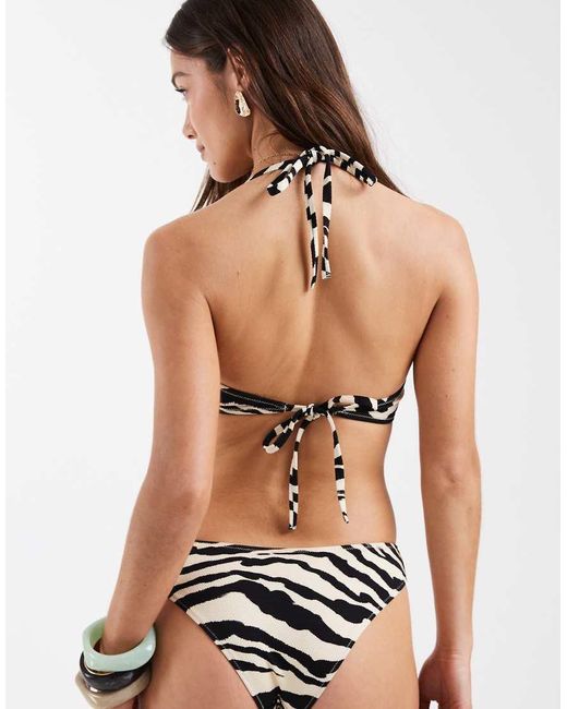 Lindex Natural Underwire Halterneck Bikini Top