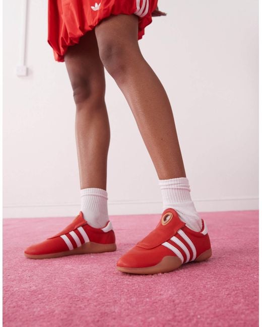 adidas Originals Taekwondo Mei Sneakers in Red | Lyst