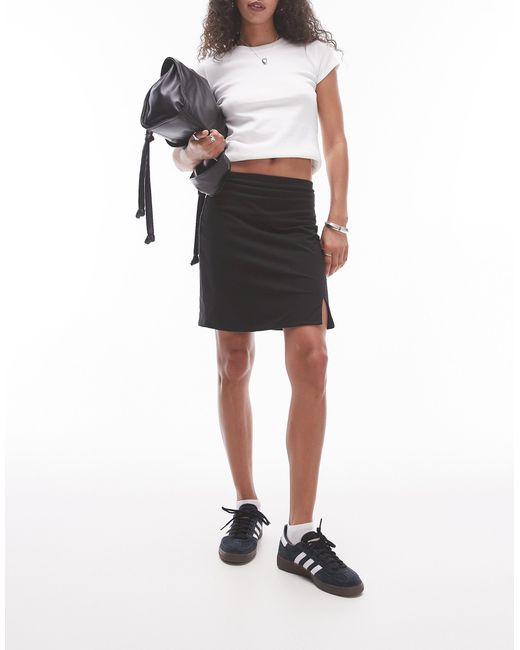 Black mini skirt topshop online