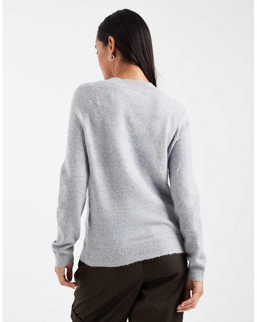 ONLY Gray Crew Neck Jumper