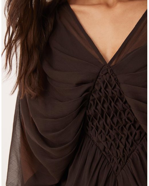 ASOS Brown – maxikleid