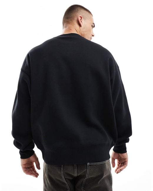 Cotton On Blue Cotton On Basquiat Art Print Relaxed Sweatshirt for men
