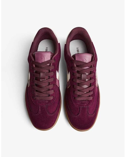 Bershka Purple Retro Trainers