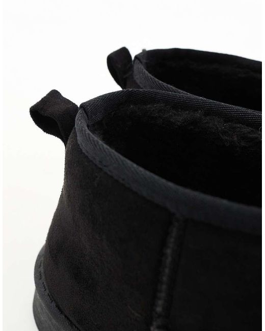 SEQWL Black Cosy Mini Ankle Boots