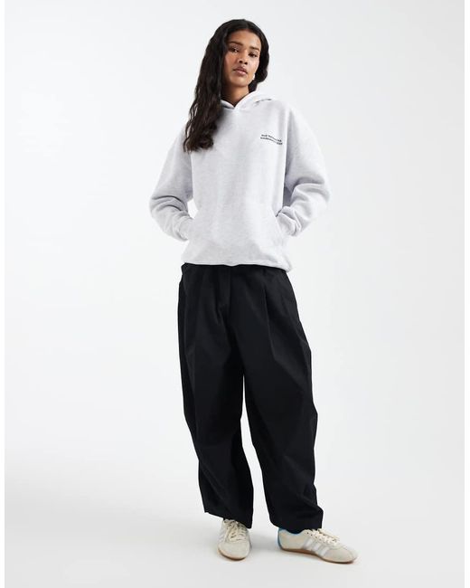 Cotton On White Plush Premium Graphic Hoodie