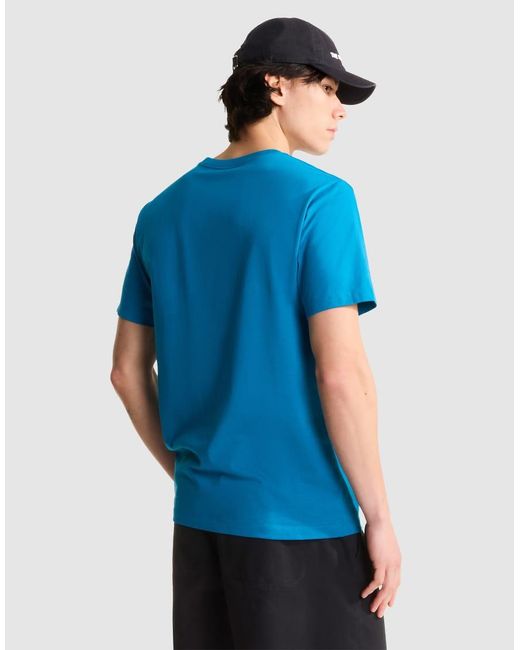 The North Face Blue M Evolution Simple Dome Regular Short Sl for men