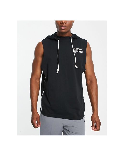 Nike sleeveless hoodie hot sale dri fit