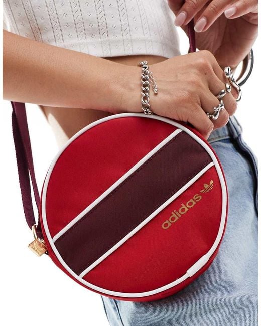 Adidas Originals Red Round Cross Body Bag