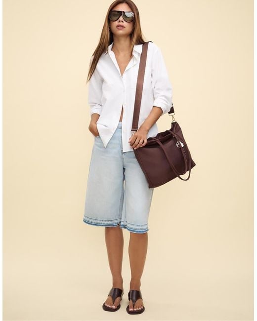 Borsa Shopper di Stradivarius in Brown