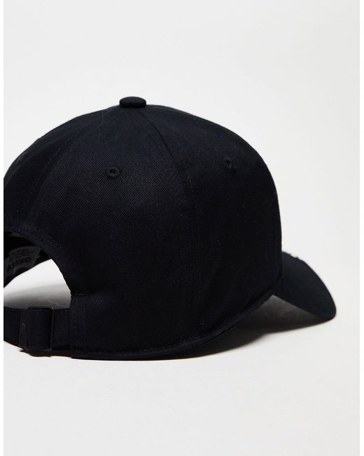 Gorra negra con estampado Adidas Originals de color Blue